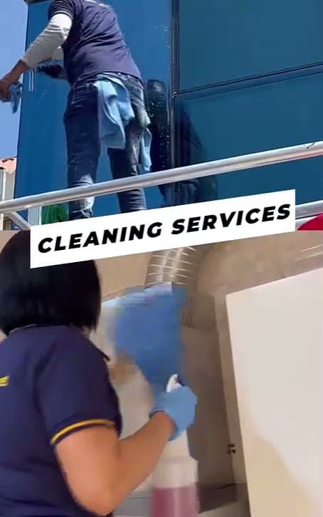 Villa deep cleaning service in progress at Dubai residential property by Al Haya